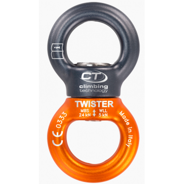 Záves Climbing Technology 2D793 TWISTER black/orange