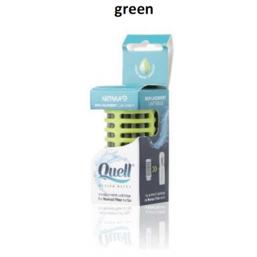 Filter QUELL Bottle Replacement Cartridge green