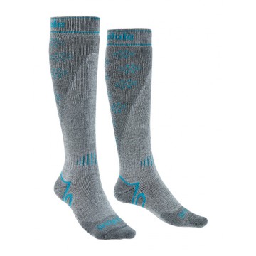 Ponožky BRIDGEDALE Ski MidWeight+ (grey light 040) Dámske
