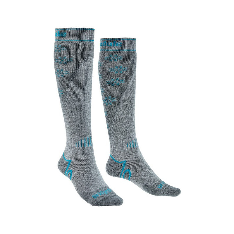Ponožky BRIDGEDALE Ski MidWeight+ (grey light 040) Dámske