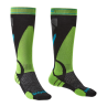 Ponožky BRIDGEDALE Ski LightWeight (black-green 843)